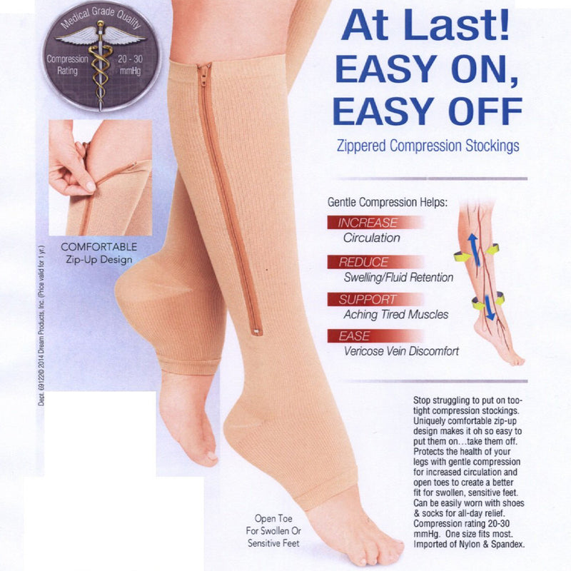 Miracle Compression Stockings (XL) Above Knee